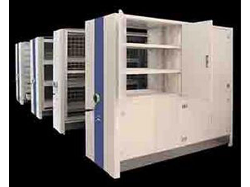 自然博物館密集移動貨架